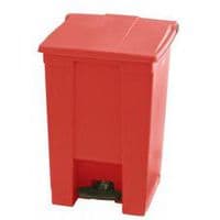 Afvalbak Met Pedaal Step On Rood 45 L Rubbermaid Manutan Nl