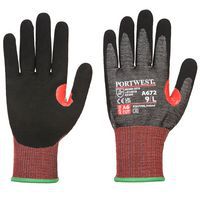 Handschoen anti-snij leer AHR13 CS Cut F13 Nitril - Portwest