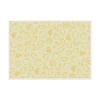 Placemat Fruit Abstract geel