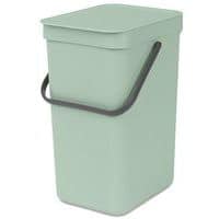 Afvalemmer Sort&Go 12L, Brabantia, Jade