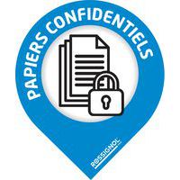 Sticker - papiers confidentiels - Rossignol