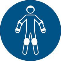 Pictogram Draag beschermende rollersportkleding