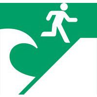 Pictogram Tsunami evacuatiegebied