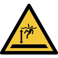 Pictogram Waarschuwing: diep water