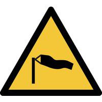 Pictogram Waarschuwing: stevige wind