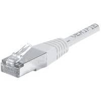 Patchkabel RJ45 - Rechte kabel Cat. 5E - FTP-afscherming - Grijs