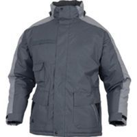 Parka Extreem Koud Van Pu Gecoate Oxford polyester Grijs