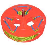 Spanband bevestigd op de pionnen (3 pionnen voor het afstellen van de dikte van de kroon en de nuttige diameter)