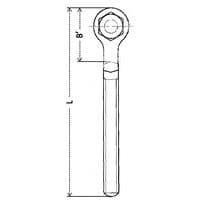 L = totale LengteB = Inwendige hoogte