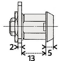 Behuizing lengte 13 mm