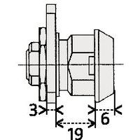 Behuizing lengte 19 mm