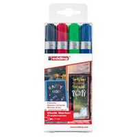 Krijtstift Edding E4095 - Set van 4 - Standaardkleuren