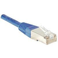 Netwerkkabel RJ45 CAT 5e F/UTP blauw 0.5 m