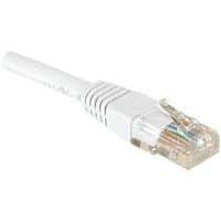 Netwerkkabel RJ45 CAT 6 U/UTP wit 1 m