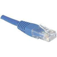 Netwerkkabel RJ45 CAT 6 U/UTP blauw 0.5 m