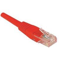 Netwerkkabel RJ45 CAT 6 U/UTP rood 1 m