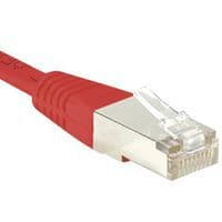 Netwerkkabel RJ45 CAT 5E F/UTP rood 0.7 m