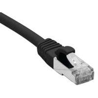 Netwerkkabel RJ45 CAT 5E F/UTP SNG zwart 1 m