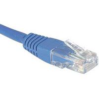 Netwerkkabel RJ45 CAT 5E U/UTP blauw 0.15 m