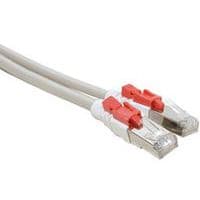 Netwerkkabel RJ45 CAT 6 S/FTP met vergrendeling grijs 0.5 M