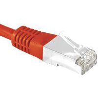 Netwerkkabel RJ45 CAT 6 S/FTP rood 10 M