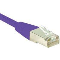 Netwerkkabel RJ45 CAT 6 S/FTP paars 0.15 M