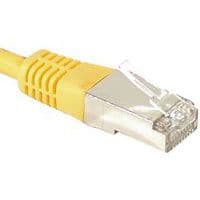 Netwerkkabel DEXLAN RJ45 CAT 6A F/UTP geel 0.3 M