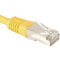 Netwerkkabel RJ45 - DEXLAN CAT 6A F/UTP geel - 5 meter