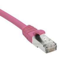 Netwerkkabel RJ45 CAT 6A F/UTP LSOH SNG roze 0.15 M