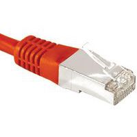 Netwerkkabel DEXLAN RJ45 CAT 6A F/UTP rood 0.3 M