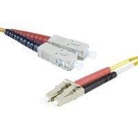 Draadbrug optisch Duplex 2 mm OM2 SC-UPC/LC-UPC oranje 3 m