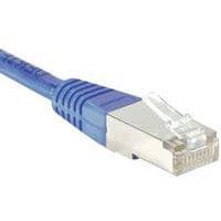 Netwerkkabel RJ45 CAT 5e F/UTP blauw 0.15 m