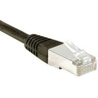 Netwerkkabel RJ45 CAT 5e F/UTP zwart 0.3 m