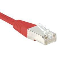 Netwerkkabel RJ45 CAT 5e F/UTP rood 0.15 m