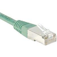 Netwerkkabel RJ45 CAT 5e F/UTP groen 0.3 m