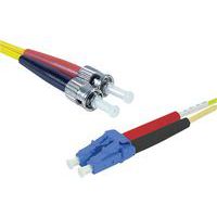 Draadbrug optisch Duplex 2 mm OS2 LC-UPC/ST-UPC geel 5 m