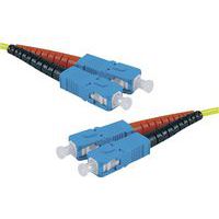 Draadbrug optisch Duplex 2 mm OS2 SC-UPC/SC-UPC geel 3 m