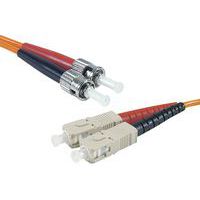 Draadbrug Duplex 2 mm OM1 ST-UPC/SC UPC oranje 1 m