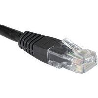 Netwerkkabel RJ45 CAT 5E U/UTP zwart 3 m