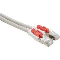 Netwerkkabel RJ45 CAT 6 S/FTP - vergrendeling - grijs - 5 meter