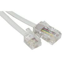 Telefoonsnoer RJ11 naar RJ45 wit - 5 m