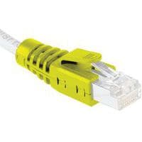 Hoes voor RJ45-stekker met clips geel