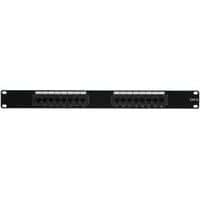 Patchpanel 19 INCH 1U 16 Poorten CAT 6 UTP