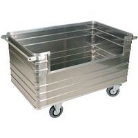 Aluminium bakwagen met 1/2 open paneel