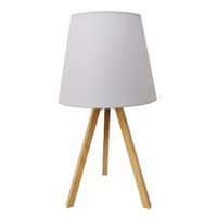 Bureaulamp Katy Led wit/bamboo - UNILUX