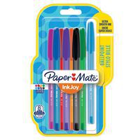 Set van 12 balpennen Inkjoy met dop, assorti - Paper Mate®