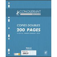 Dubbel ringbandpapier 210x297 Seyes gerecycled - Conquérant