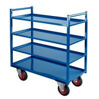 model 4 legborden blauw RAL 5007