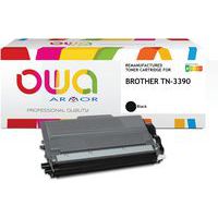 Toner refurbished Brother TN-3390 - Zwart - Owa