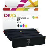 Inktcartridge refurbished HP 980XL - 4 kleur - Owa